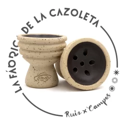 Cazoleta original y exclusiva cien por cien artesanal para shisha hecha a mano por la Fábrica de la Cazoleta modelo Babushka : Babushka 