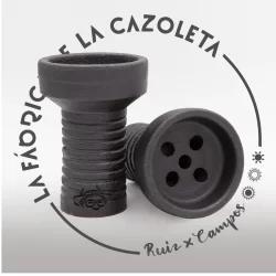 Cazoleta original y exclusiva cien por cien artesanal para shisha hecha a mano por la Fábrica de la Cazoleta modelo : Performance 