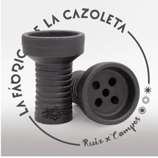 Cazoleta original y exclusiva cien por cien artesanal para shisha hecha a mano por la Fábrica de la Cazoleta modelo