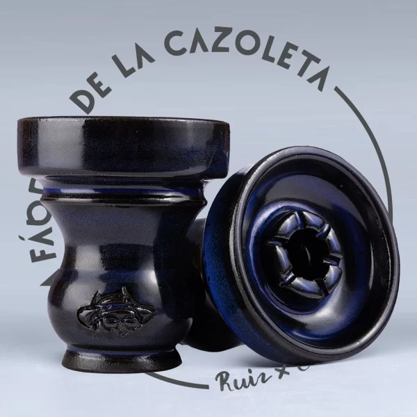 Cazoleta original y exclusiva cien por cien artesanal para shisha hecha a mano por la Fábrica de la Cazoleta modelo