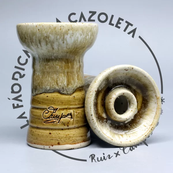 Cazoleta original y exclusiva cien por cien artesanal para shisha hecha a mano por la Fábrica de la Cazoleta modelo