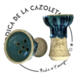 Cazoleta original y exclusiva cien por cien artesanal para shisha hecha a mano por la Fábrica de la Cazoleta modelo