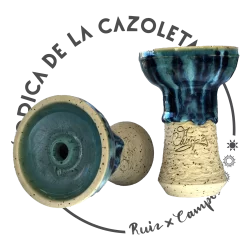 Cazoleta original y exclusiva cien por cien artesanal para shisha hecha a mano por la Fábrica de la Cazoleta modelo