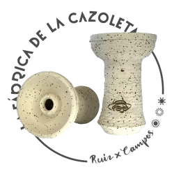 Cazoleta original y exclusiva cien por cien artesanal para shisha hecha a mano por la Fábrica de la Cazoleta modelo