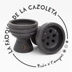 Cazoleta original y exclusiva cien por cien artesanal para shisha hecha a mano por la Fábrica de la Cazoleta modelo  : Performance 