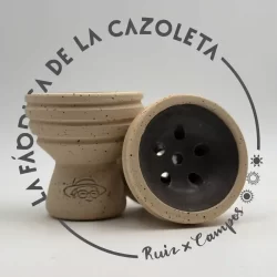 Cazoleta original y exclusiva cien por cien artesanal para shisha hecha a mano por la Fábrica de la Cazoleta : Babushka 