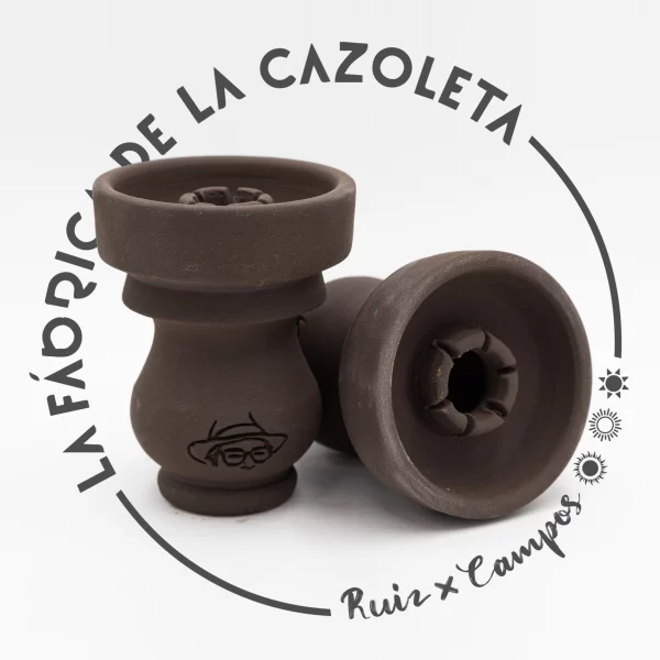 Cazoleta original y exclusiva cien por cien artesanal para shisha hecha a mano por la Fábrica de la Cazoleta modelo