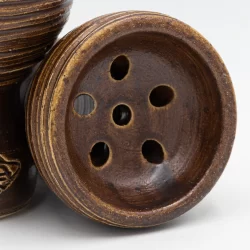 Cazoleta original y exclusiva cien por cien artesanal para shisha hecha a mano por la Fábrica de la Cazoleta modelo  : Tradicionales 2.0 