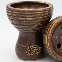 Cazoleta original y exclusiva cien por cien artesanal para shisha hecha a mano por la Fábrica de la Cazoleta modelo  : Tradicionales 2.0 