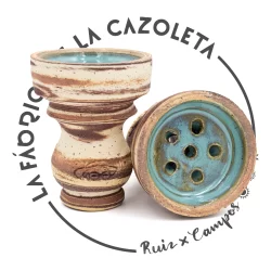 Cazoleta original y exclusiva cien por cien artesanal para shisha hecha a mano por la Fábrica de la Cazoleta : Ermitaños Killer