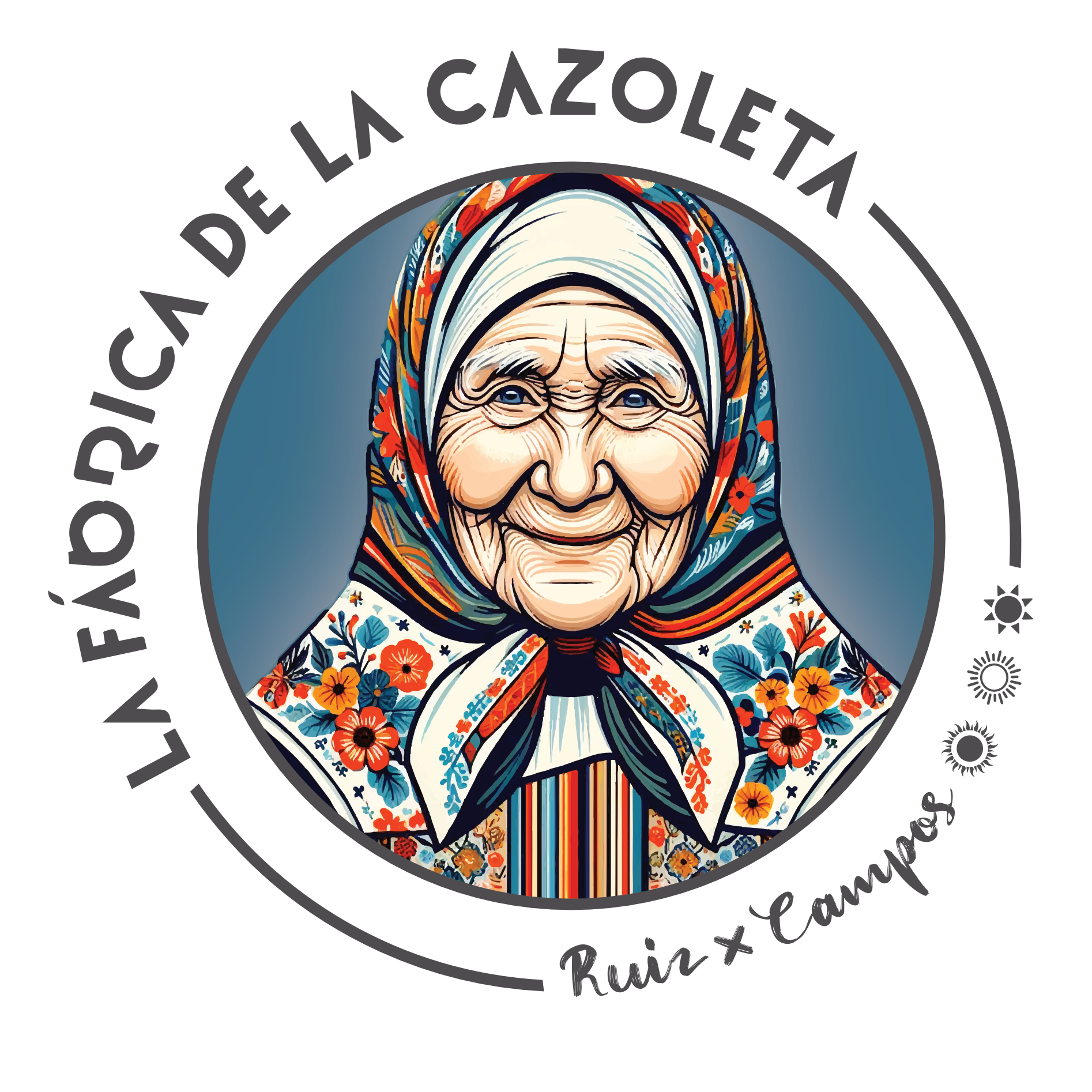 Sello original y exclusivo de cazoleta artesanal para shisha hecha a mano por la Fábrica de la Cazoleta modelo Babushka