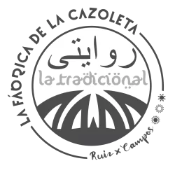 Sello original y exclusivo de cazoleta artesanal para shisha hecha a mano por la Fábrica de la Cazoleta modelo La Tradicional