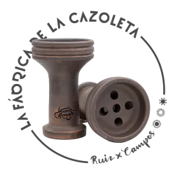 Sello original y exclusivo de cazoleta artesanal para shisha hecha a mano por la Fábrica de la Cazoleta modelo Dedushka